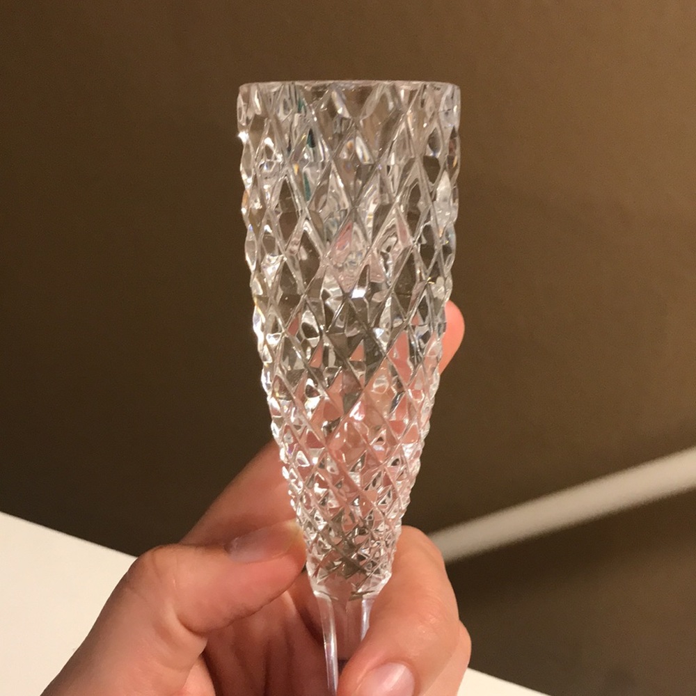 Vintage Crystal Candle Stick Holders